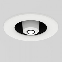 Projecteur gobo LED plafond blanc avec encastrement