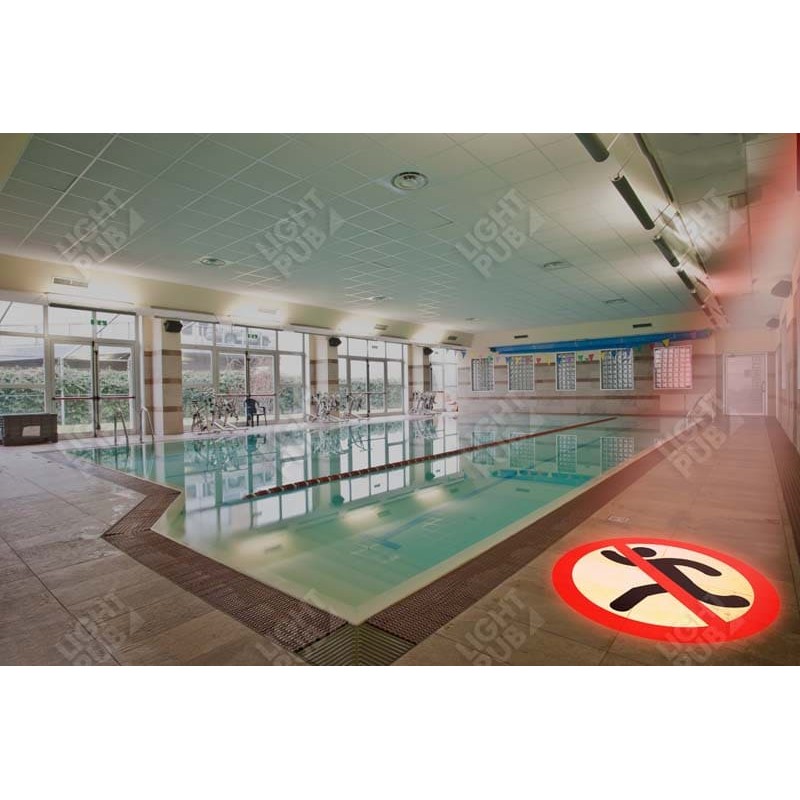 Panneau piscine interdit de courir