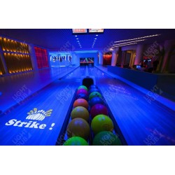 Signalétique lumineuse strike bowling