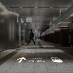Signalétique lumineuse au sol pour aéroport