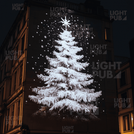 Projection lumineuse Sapin de Noel