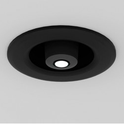 Projecteur gobo LED plafond noir avec encastrement